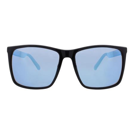 Okulary RED BULL SPECT BOW BLACK SZKŁA SMOKE BLUE MIRROR POL czarny niebieski