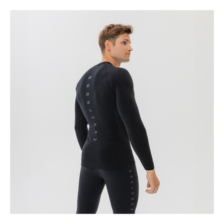 Koszulka termoaktywna REBELHORN FREEZE II BLACK czarny