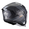 Kask otwarty AXXIS BLAZER SV ROUND B2 MATT czarny szary biały