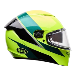 Kask integralny BELL LITHIUM ECE6 FLIP YELLOW żółty fluo czarny