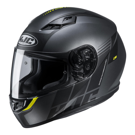 Kask integralny HJC CS-15 MYLO GREY/BLACK szary żółty czarny