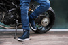 Trampki motocyklowe SHIMA SX-2 EVO BLUE granatowy biały