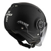 Kask otwarty AXXIS METRO SOLID MATT BLACK czarny mat