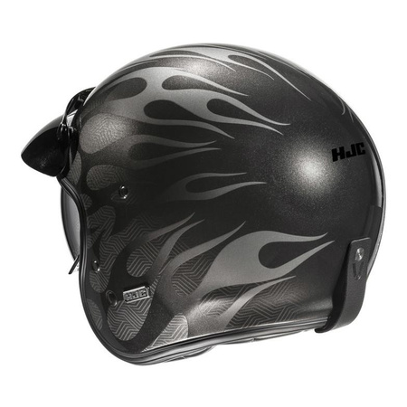 Kask otwarty HJC V31 FIRO BLACK czarny