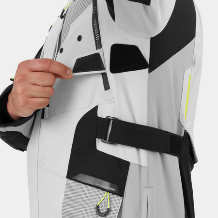 Kurtka tekstylna SHIMA HERO 3.0 G2 GREY/FLUO szary żółty fluo czarny