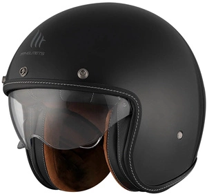 Kask otwarty MT LE MANS 2 SV S SOLID GLOSS BLACK czarny