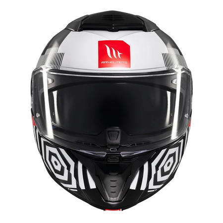 Kask szczękowy MT ATOM 2 SV STRANGE BLACK/WHITE czarny biały