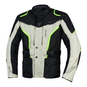Kurtka tekstylna REBELHORN HIKER III BLACK/GREY/FLO YELLOW czarny szary żółty fluo