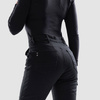 Jeansy motocyklowe damskie OZONE JANE LADY JOGGER FIT BLACK czarny