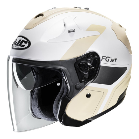 Kask otwarty HJC FG-JET EPEN WHITE/BEIGE biały beżowy