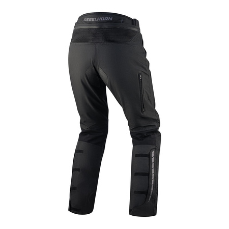 Spodnie tekstylne damskie REBELHORN HIKER III LADY BLACK czarny