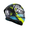 Kask integralny MT STINGER 2 ROCKET BLACK/YELLOW/BLUE MATT czarny żółty niebieski