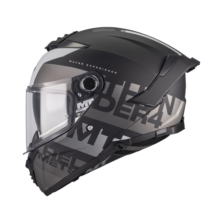 Kask integralny MT THUNDER 4 SV WAVES BLACK/GREY MATT czarny szary
