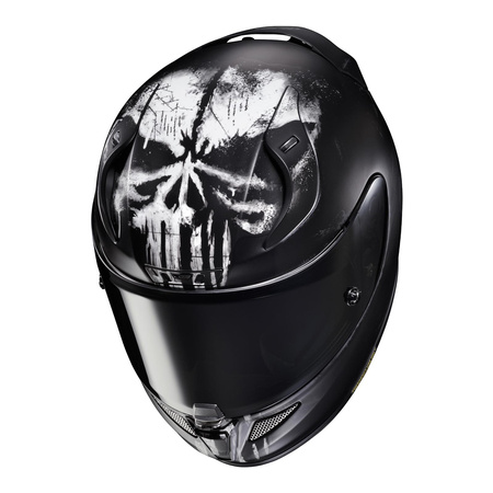 Kask integralny HJC RPHA 11 PUNISHER MARVEL BLACK czarny mat biały mat