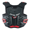 Buzer dziecięcy LEATT CHEST PROTECTOR 4.5 JUNIOR BLACK/RED czarny czerwony