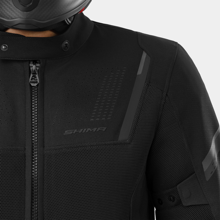 Kurtka tekstylna SHIMA RUSH 3.0 AIR G2 BLACK czarny