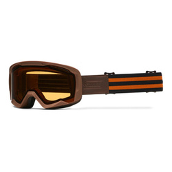 Gogle motocyklowe IMX ENDURANCE RUST BROWN MATT/ORANGE SZYBA ORANGE + CLEAR brązowy pomarańczowy