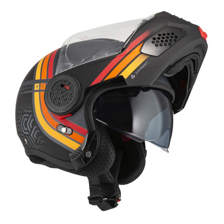 Kask szczękowy NZI MINIMOD WATSON BLACK ANTRACITE MATT szary czarny