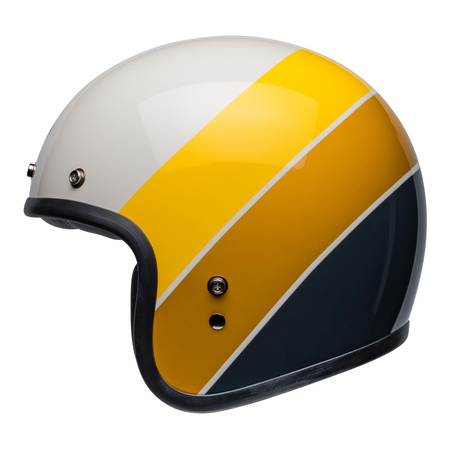 Kask otwarty BELL CUSTOM 500 RIF SAND/YELLOW biały żółty złoty czarny