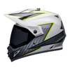 Kask integralny BELL MX-9 ADVENTURE MIPS DALTON WHITE/HI-VIZ YELLOW biały szary żółty fluo