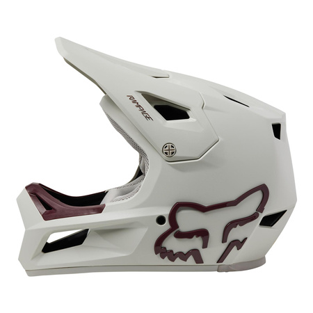 Kask rowerowy FOX RAMPAGE VINTAGE WHITE biały