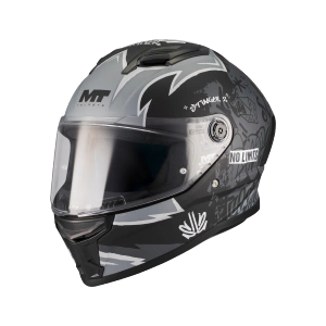 Kask integralny MT STINGER 2 TAGGER BLACK/GREY MATT czarny szary