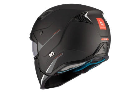 Kask otwarty MT STREETFIGHTER SV S SOLID MATT BLACK czarny mat