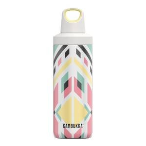 Butelka termiczna KAMBUKKA RENO INSULATED Tribal Shibori 500ml biały czarny czerwony żółty zielony