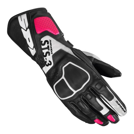 Rękawice sportowe damskie SPIDI STS-3 LADY BLACK/FUCHSIA czarny różowy