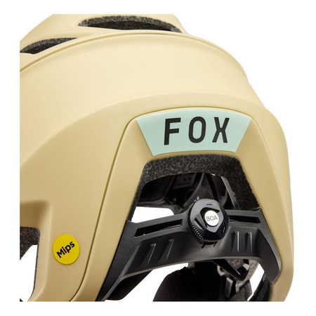 Kask rowerowy FOX PROFRAME RS NUF OAT beżowy czarny