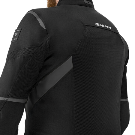Kurtka tekstylna SHIMA RUSH 2.0 VENTED BLACK czarny