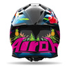 Kask cross AIROH TWIST 3 AMAZONIA GLOSS czarny niebieski zielony różowy