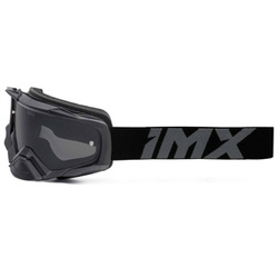 Gogle motocyklowe IMX DUST BLACK MATT SZYBA DARK SMOKE + CLEAR czarny mat