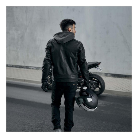 Kurtka skórzana REBELHORN IMPALA BLACK czarny