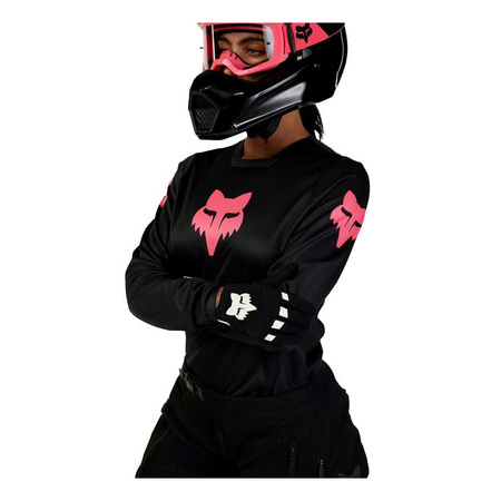 Bluza cross damska FOX LADY BLACKOUT BLACK/BLACK czarny