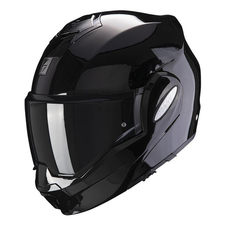 Kask szczękowy SCORPION EXO-TECH EVO SOLID BLACK czarny