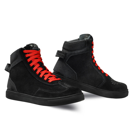 Trampki motocyklowe damskie SHIMA SX-2 EVO LADY BLACK czarny biały