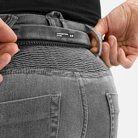 Jeansy motocyklowe SHIMA ZENITH GREY szary