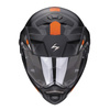 Kask szczękowy SCORPION ADX-2 CAMINO BLACK/SILVER/ORANGE czarny srebrny pomarańczowy
