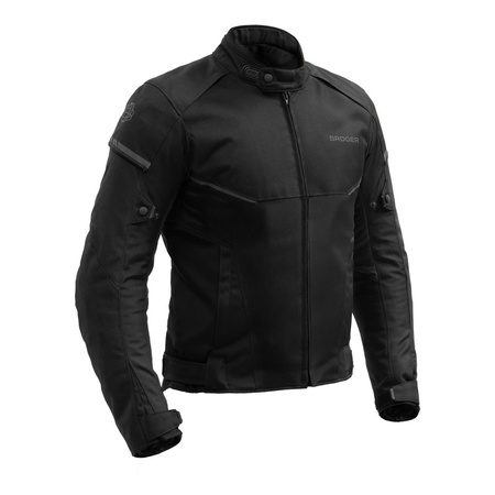 Kurtka tekstylna BROGER GRID BLACK czarny