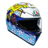 Kask integralny AGV K3 SV ROSSI WINTER TEST 2016 niebieski granatowy biały żółty fluo