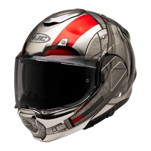 Kask szczękowy HJC F100 ANT-MAN MARVEL SILVER/RED srebrny czerwony