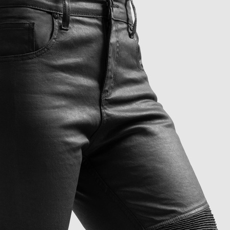 Jeansy motocyklowe damskie REBELHORN ROXY BLACK czarny