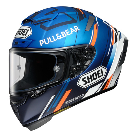 Kask integralny SHOEI X-Spirit 3 AM73 TC-2 niebieski granatowy biały pomarańczowy