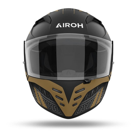 Kask integralny AIROH CONNOR ZEUS MATT czarny złoty