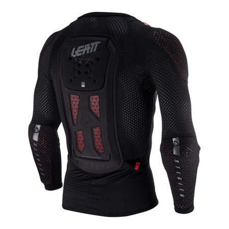 Koszulka z ochraniaczami LEATT REAFLEX STEALTH czarny