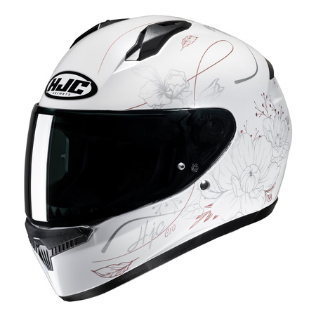 Kask integralny HJC C10 EPIK WHITE biały złoty srebrny