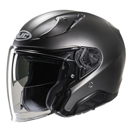 Kask otwarty HJC RPHA 31 SEMI FLAT TITANIUM grafitowy