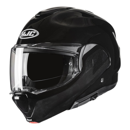 Kask szczękowy HJC F100 METAL BLACK czarny