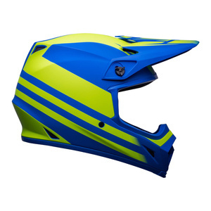 Kask cross BELL MX-9 MIPS DISRUPT MATTE CLASSIC BLUE/HI-VIZ YELLOW niebieski żółty fluo